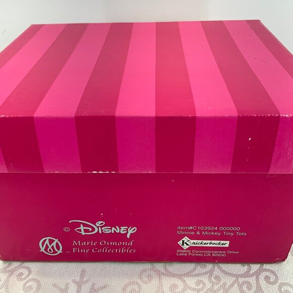 Marie Osmond Disney Minnie & Mickey Tiny Tots Dolls Set - Picture 6 of 6